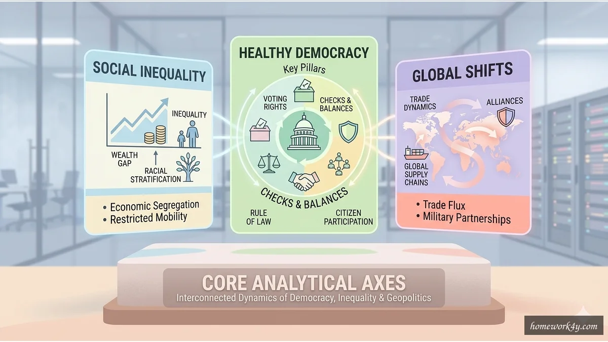 Core analytical axes in American history