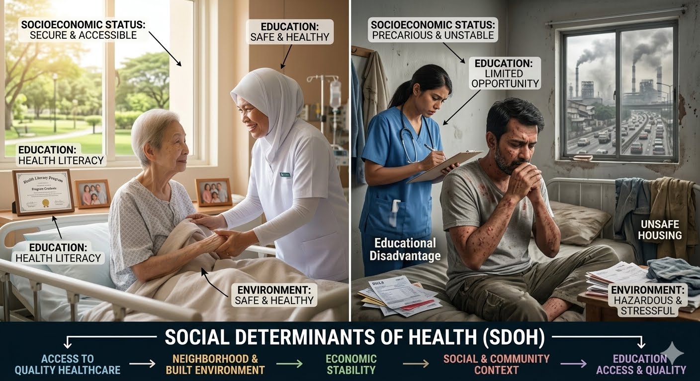 Social determinants of health affecting vulnerable populations