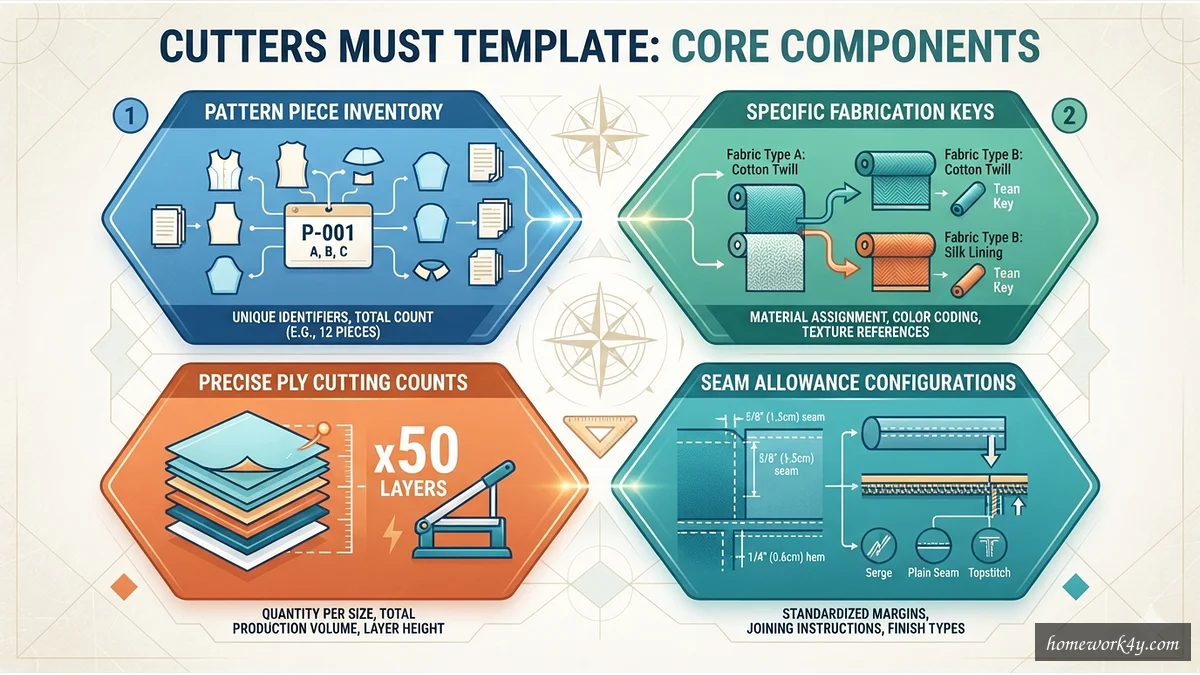 Cutter's Must Template Core Components Diagram