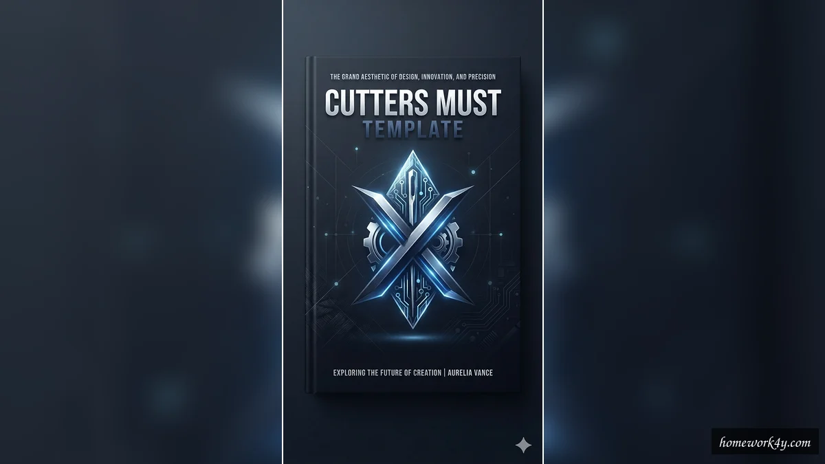 Cutters Must Template book cover design