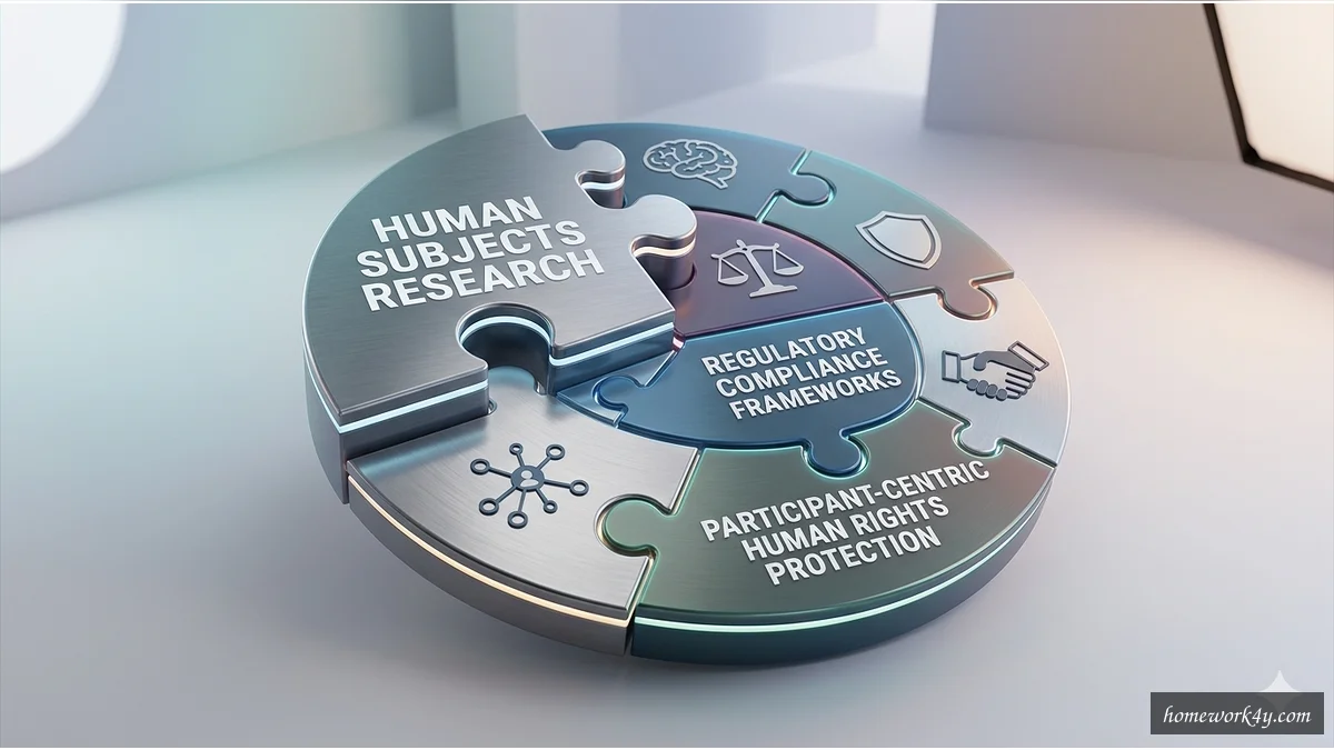 Human subjects research regulatory compliance framework