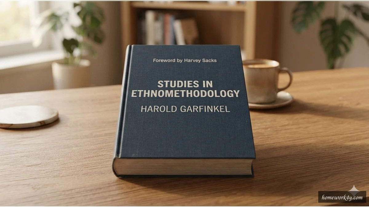 Garfinkel's Studies in Ethnomethodology book cover