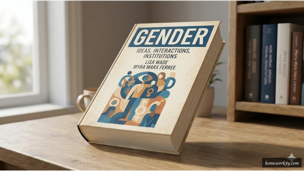 Gender book cover with title visible