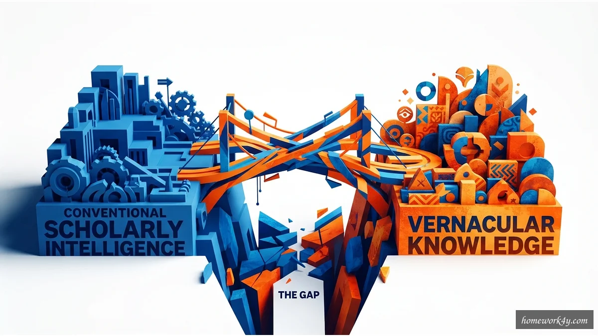 Bridge, conventional intelligence, vernacular knowledge, education
