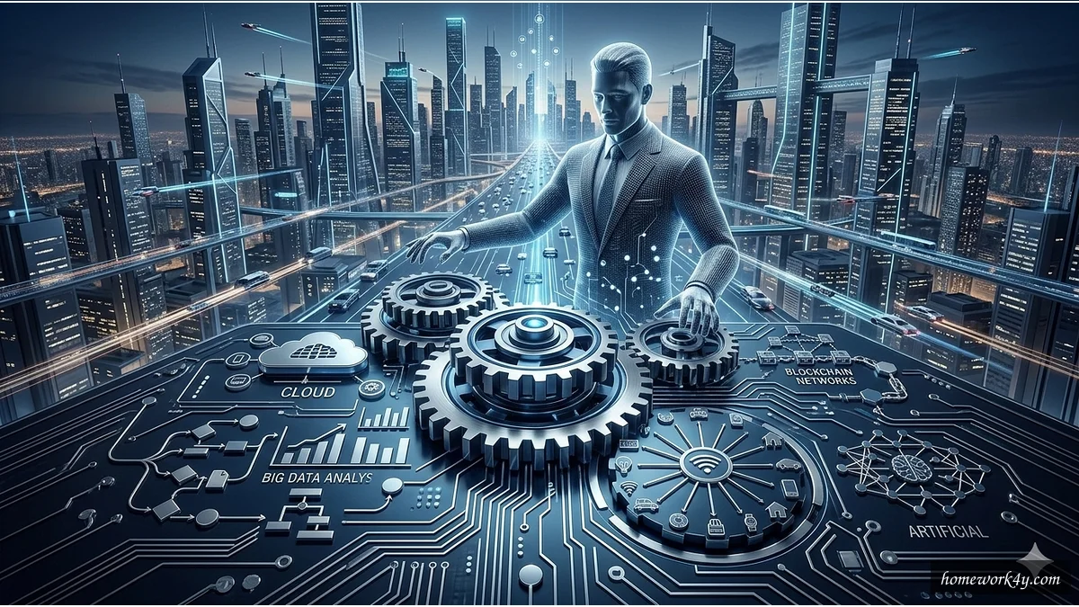 Corporate leader driving digital transformation and sustainability