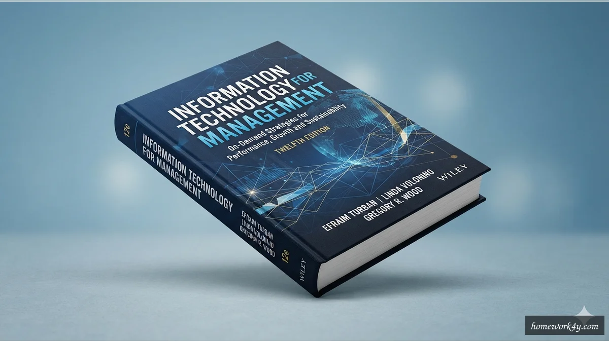 Information Technology for Management 12th edition book cover