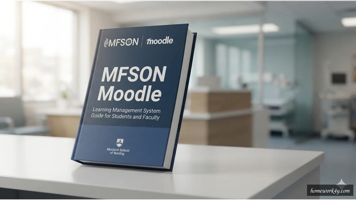 MFSON Moodle book cover, clinical education technology