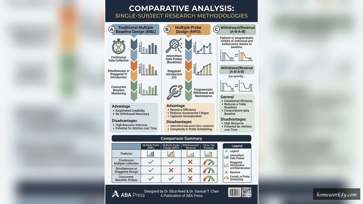 Comparison of Research Methodologies Infographic