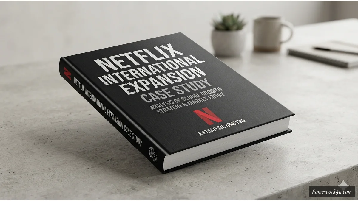 Netflix International Expansion Case Study book cover