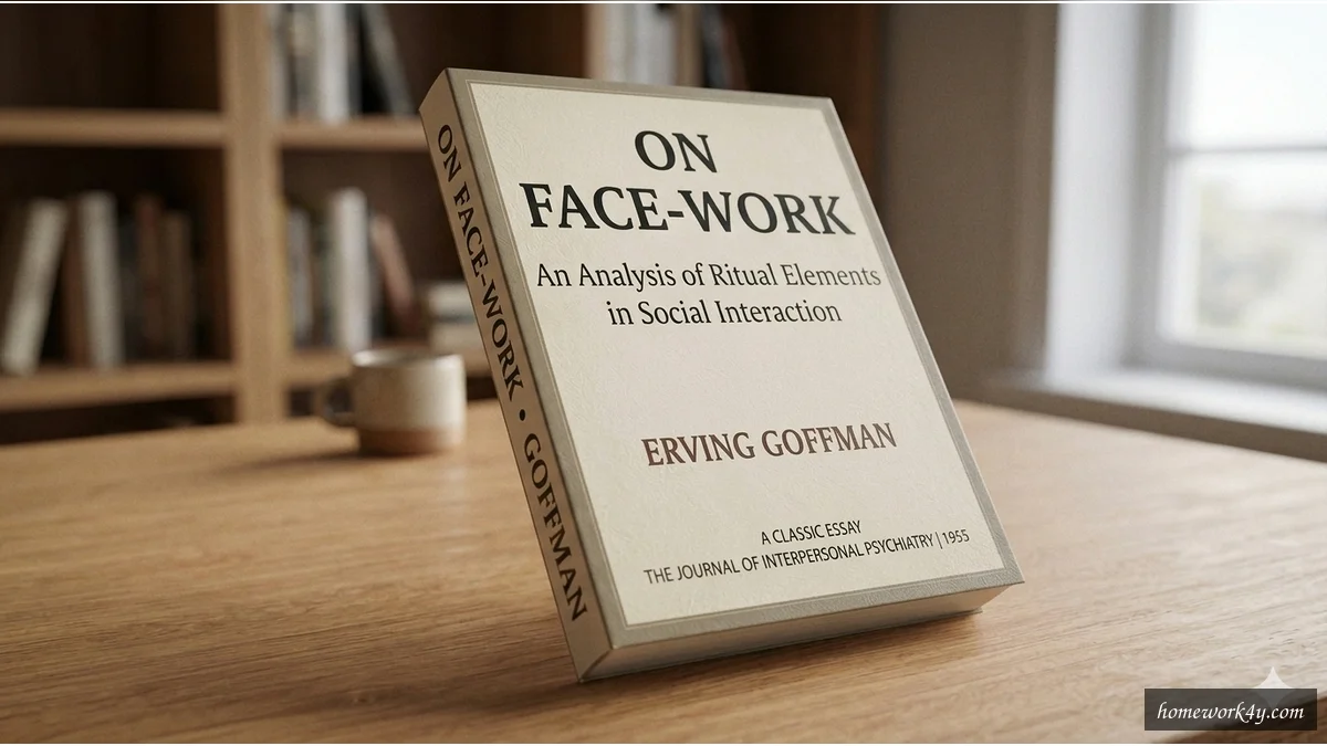 Erving Goffman's Face Work book cover
