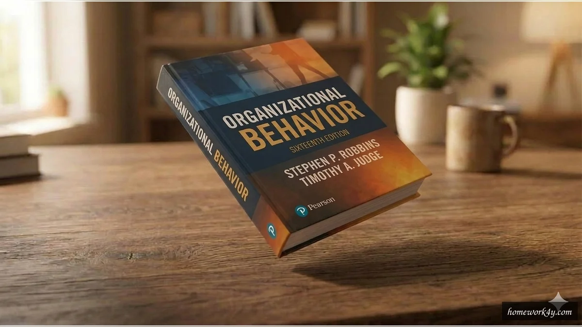Organizational Behavior book by Stephen P. Robbins and Timothy A. Judge