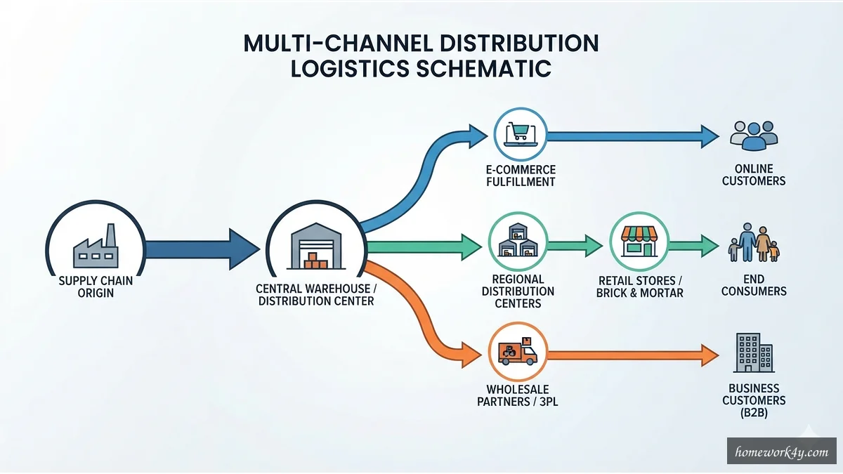 Distribution Logistics Diagram