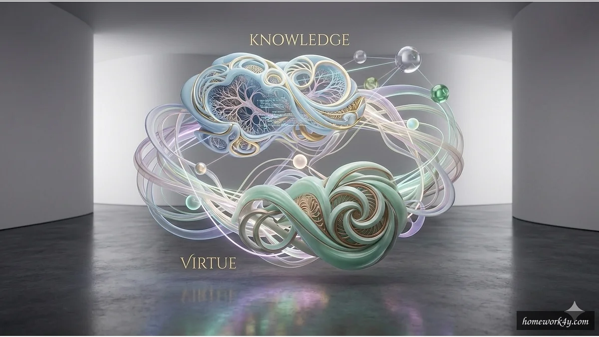 Virtue and knowledge relationship diagram
