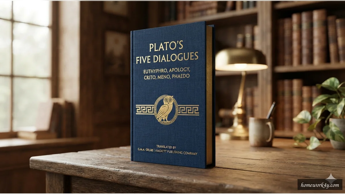Plato's Five Dialogues book cover