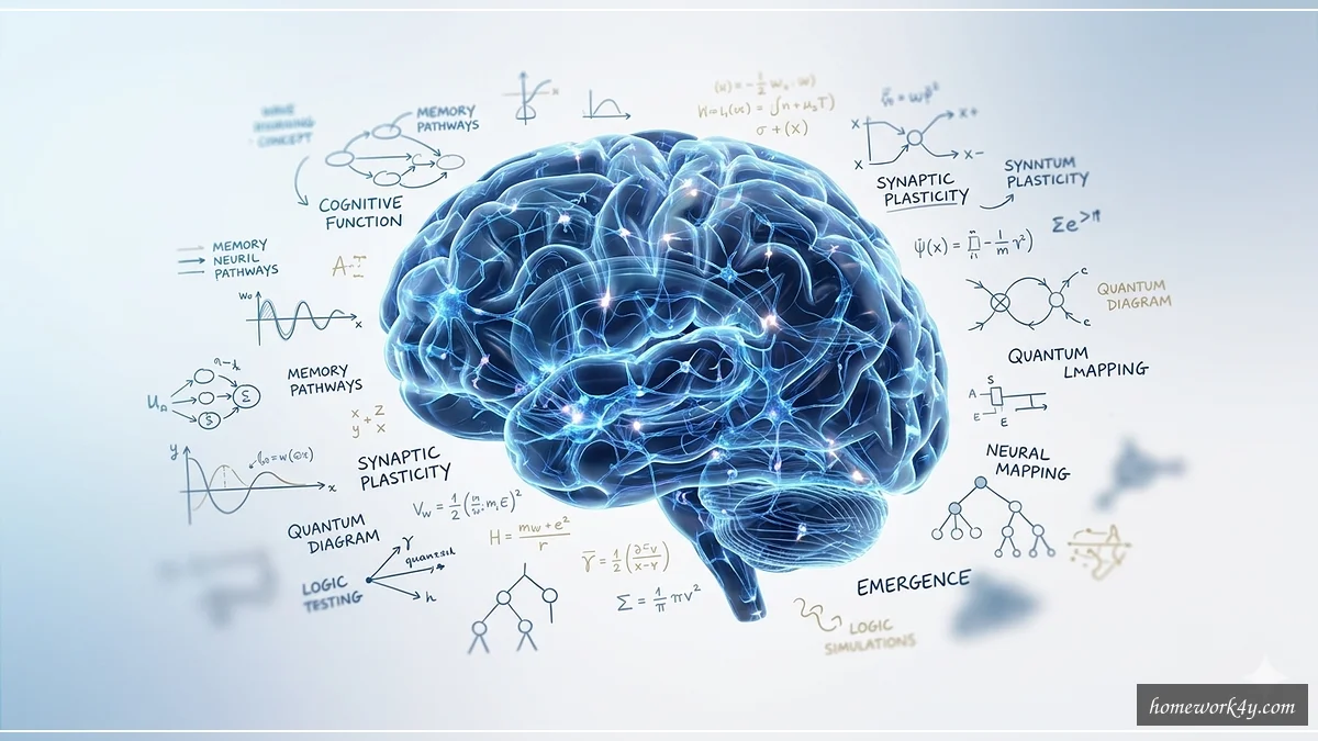 Conceptual brain illustration representing effective communication through PowerPoint presentation examples