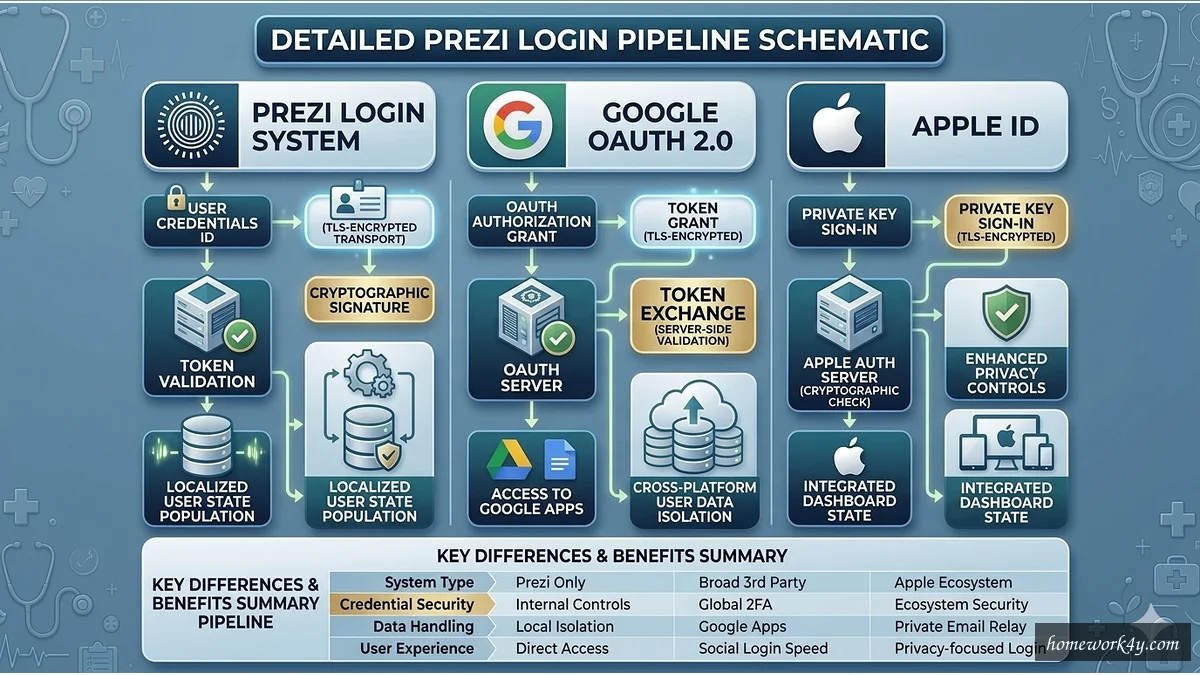 Prezi Login Technical Sequence
