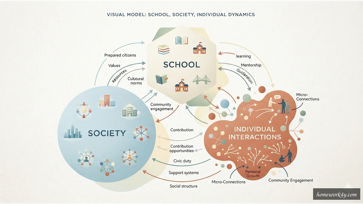 Schools and society relationship model