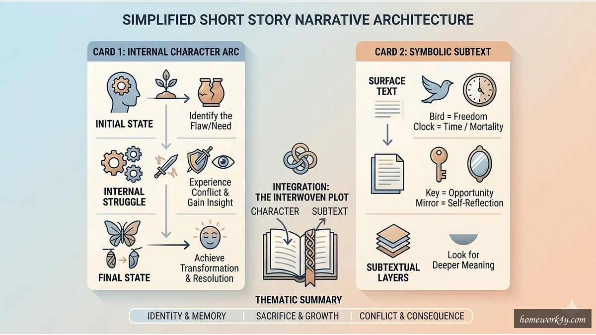 Short story narrative architecture and character development