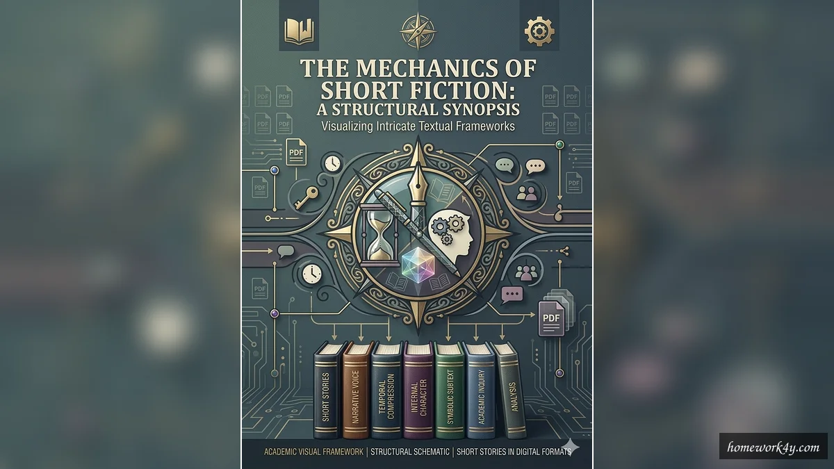 Structural mechanics of short fiction infographic