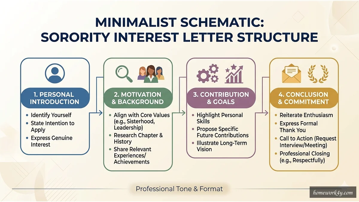 Sorority Interest Letter Writing Guide and Template