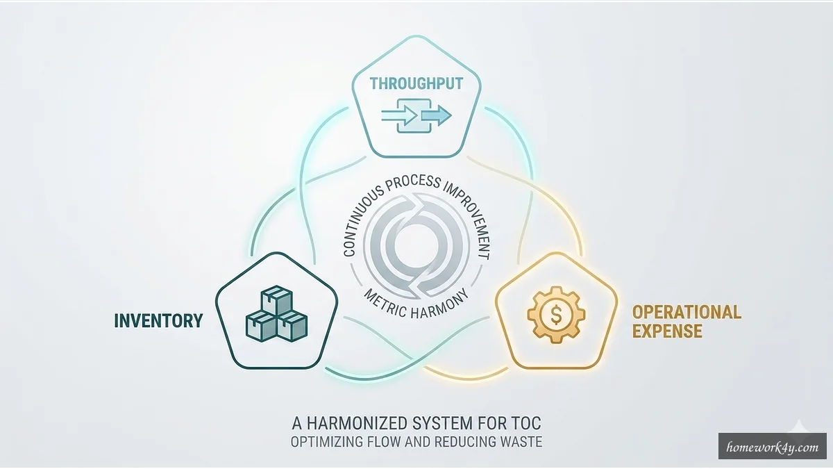 Operational metrics for continuous process improvement in business management