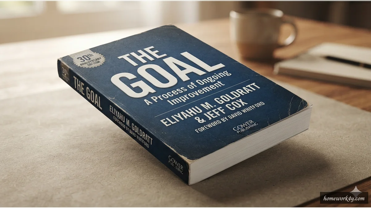 The Goal PDF book cover, introducing the Theory of Constraints