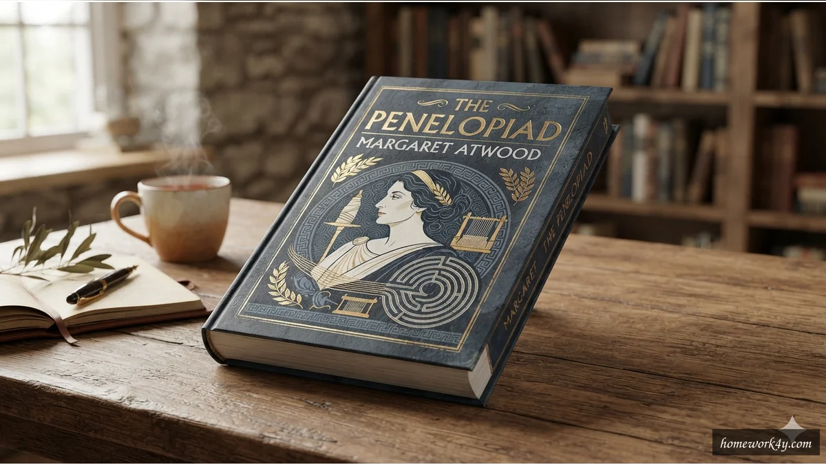 The Penelopiad book cover, feminist literature, classical mythology