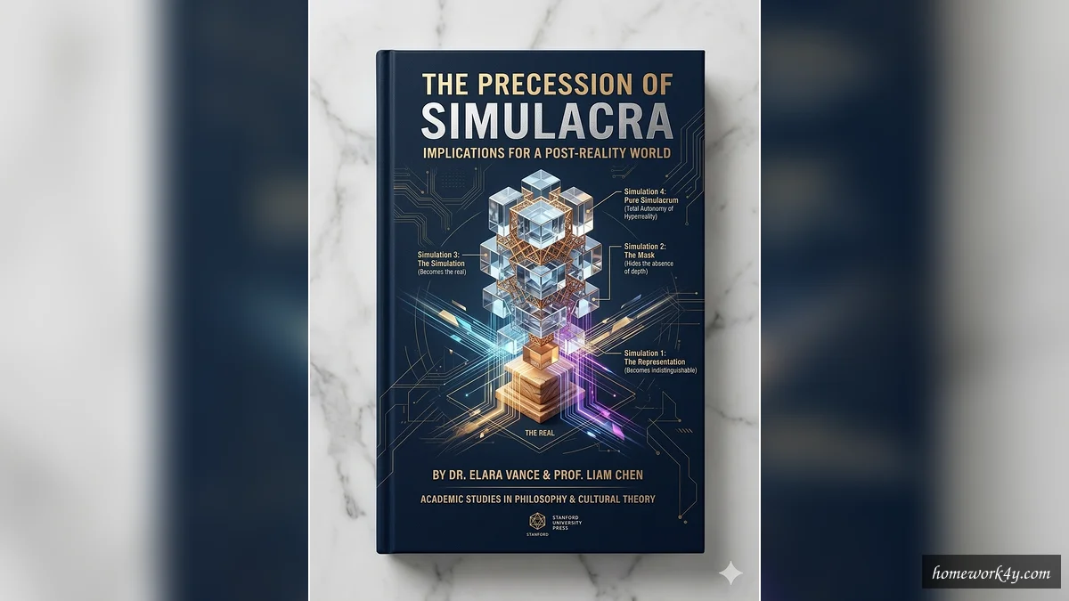 3D rendering of hyperreality and the simulacrum