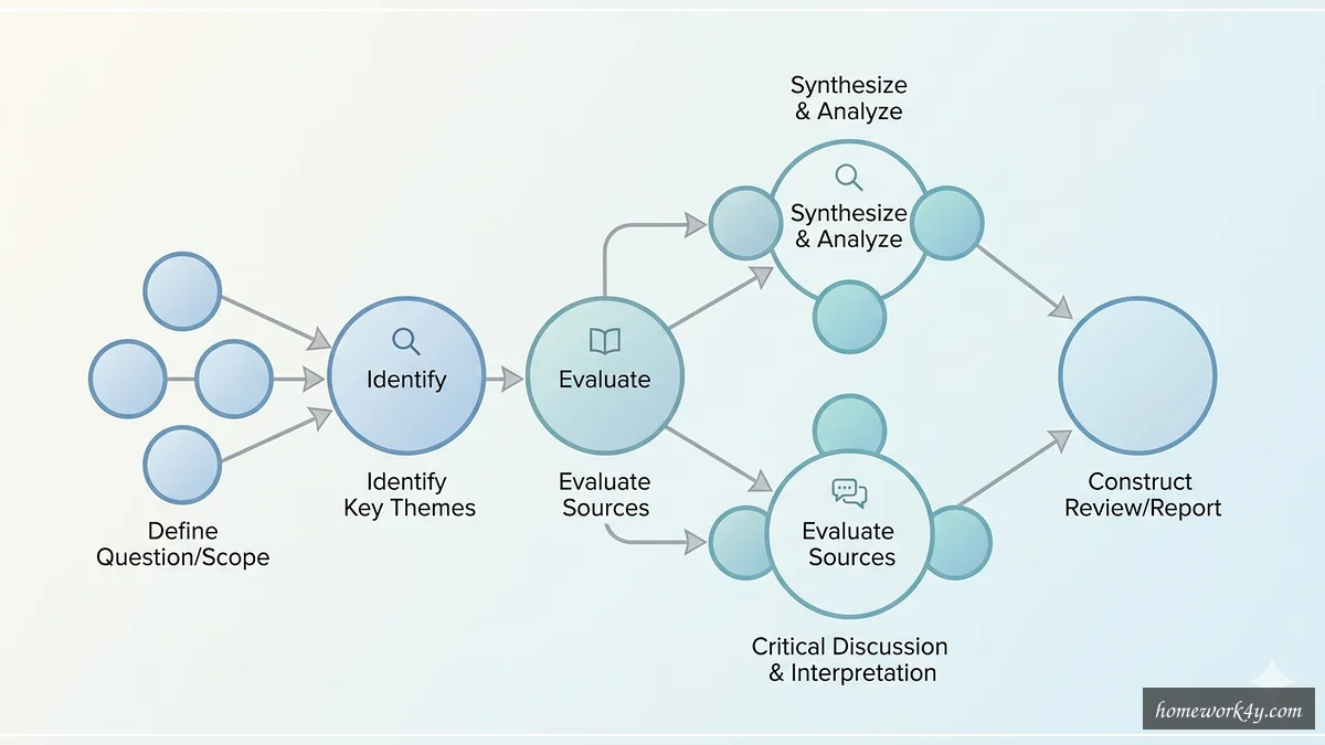 Research Synthesis and Critique Diagram